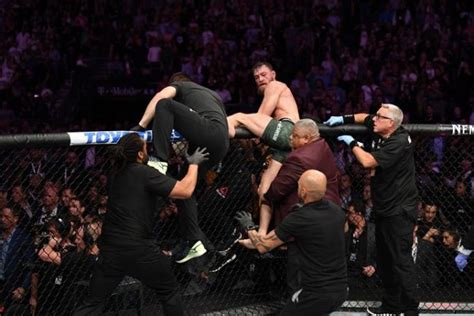Conor McGregor's incredible defeat of a mascot leaves fans speechless